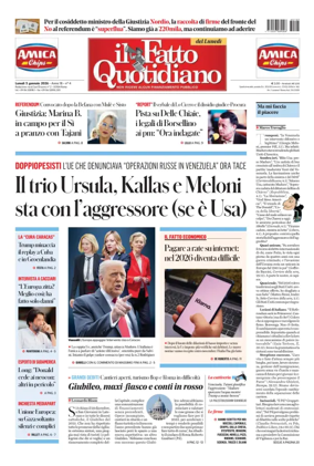 Cover of Il Fatto Quotidiano