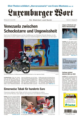 Cover of Luxemburger Wort