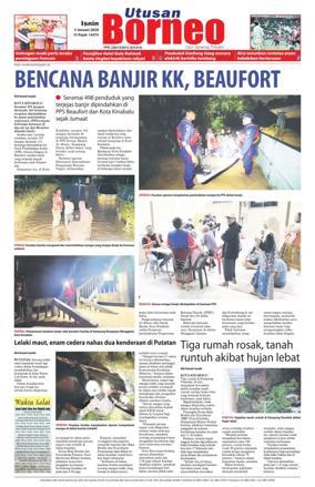 Cover of Utusan Borneo (Sabah)