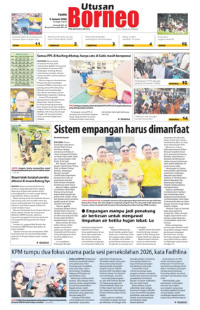 Cover of Utusan Borneo (Sarawak)