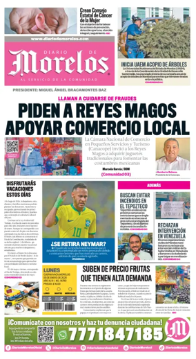 Cover of Diario de Morelos