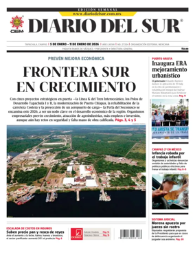 Cover of Diario del Sur