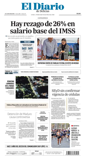 Cover of El Diario de Delicias
