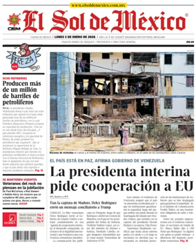 Cover of El Sol de Mexico