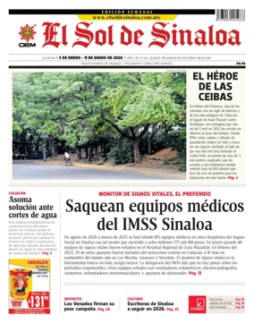 Cover of El Sol de Sinaloa