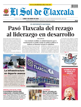 Cover of El Sol de Tlaxcala