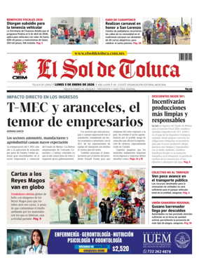 Cover of El Sol de Toluca