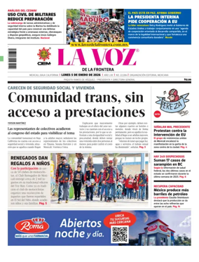 Cover of La Voz de la Frontera