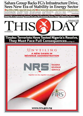 Cover of THISDAY