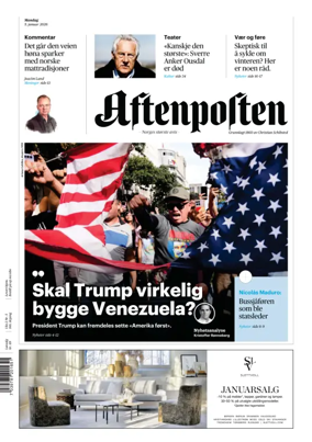 Cover of Aftenposten