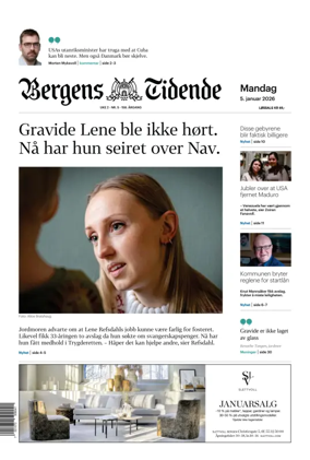 Cover of Bergens Tidende
