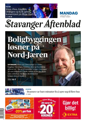 Cover of Stavanger Aftenblad