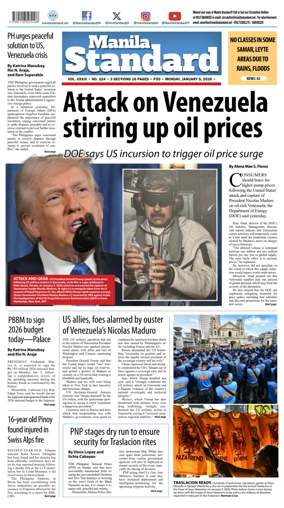 Cover of Manila Standard