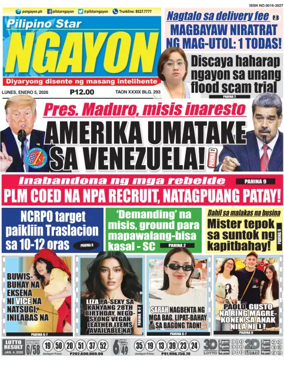 Cover of Pilipino Star Ngayon
