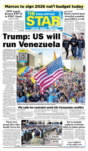 Cover of The Philippine Star