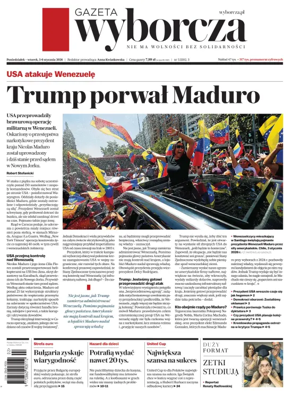 Cover of Gazeta Wyborcza