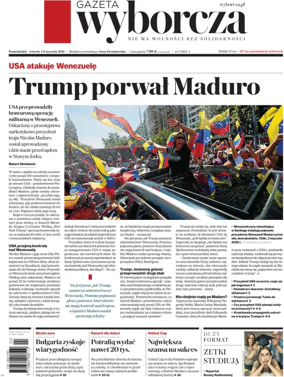 Cover of Gazeta Wyborcza Stoleczna