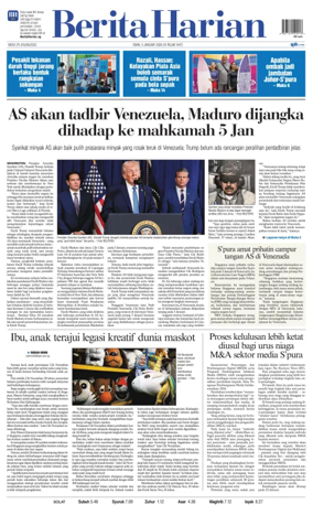 Cover of Berita Harian