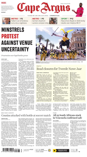 Cover of Cape Argus (PM Edition)