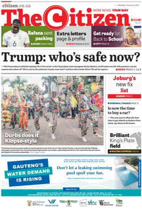 Cover of The Citizen (Gauteng)