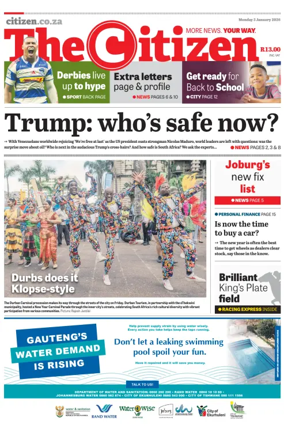 Cover of The Citizen (KZN)