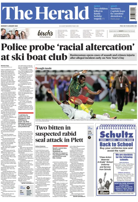Cover of The Herald (South Africa)