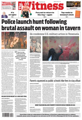 Cover of The Witness (South Africa)