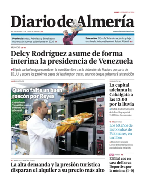 Cover of Diario de Almeria