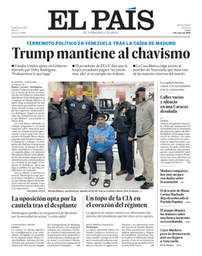 Cover of El Pais