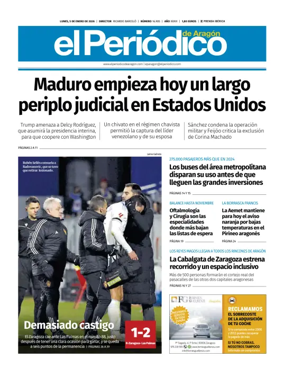 Cover of El Periodico Aragon