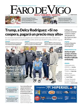 Cover of Faro de Vigo (Deza/Tabeiros-Montes)