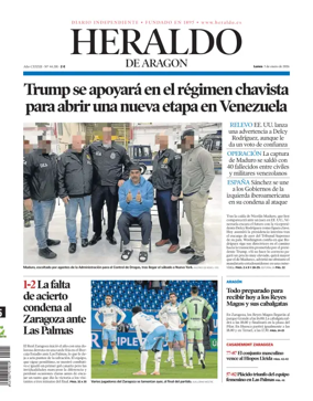 Cover of Heraldo de Aragon