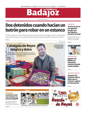 Cover of La Cronica de Badajoz BE