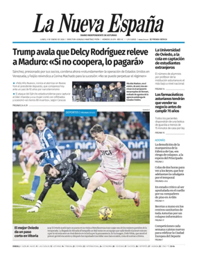 Cover of La Nueva Espana (Oviedo)