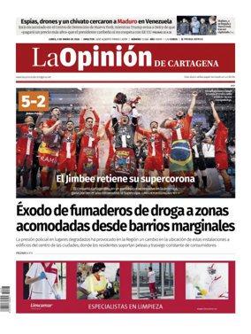 Cover of La Opinion de Murcia (Cartagena)