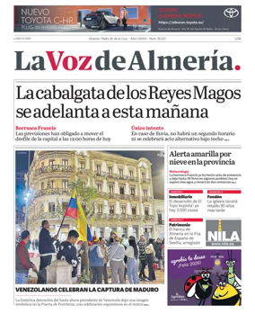 Cover of La Voz de Almeria