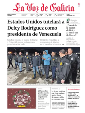 Cover of La Voz de Galicia (Barbanza)