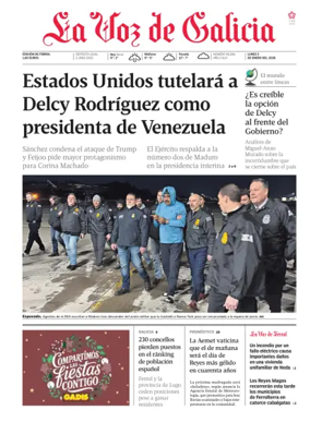 Cover of La Voz de Galicia (Ferrol)