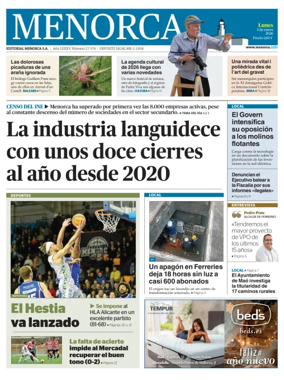 Cover of Menorca Diario Insular