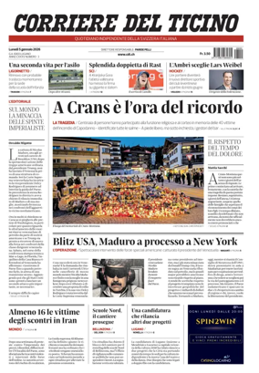 Cover of Corriere del Ticino