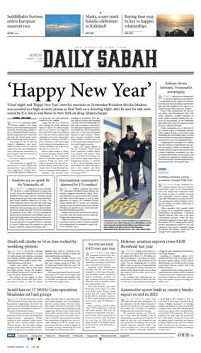 Cover of Daily Sabah (Turkey)