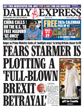 Cover of Daily Express