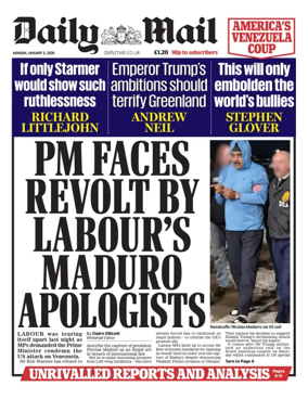Cover of Daily Mail