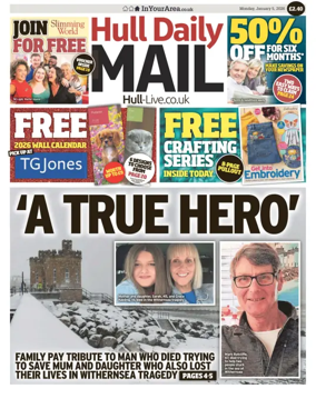 Cover of Hull Daily Mail