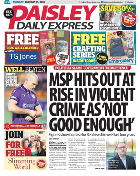 Cover of Paisley Daily Express