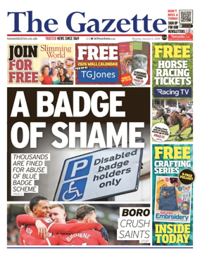 Cover of Teesside Evening Gazette