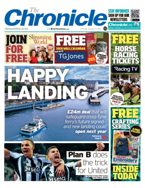 Cover of The Chronicle (South Tyneside and Durham)