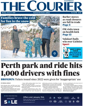 Cover of The Courier & Advertiser (Perth and Perthshire Edition)