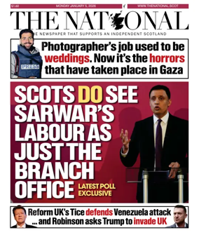 Cover of The National (Scotland)