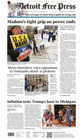 Cover of Detroit Free Press